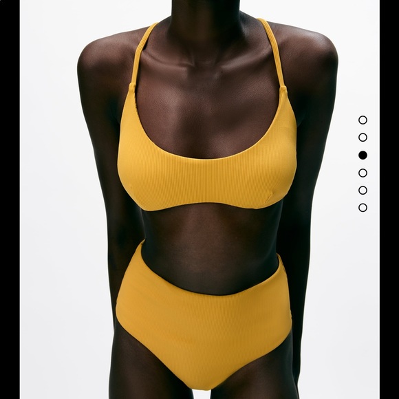 Zara high waisted bikini bottom - Picture 6 of 6